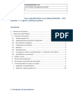 Coating Procedure Specification According NORSOK - 501 System 7C Sigma Coating System