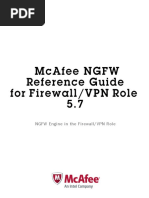 McAfee NGFW Reference Guide For Firewall VPN Role v5-7