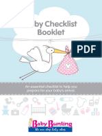 Baby Checklist