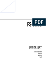 Kyocera Mita FS-1030D Parts List