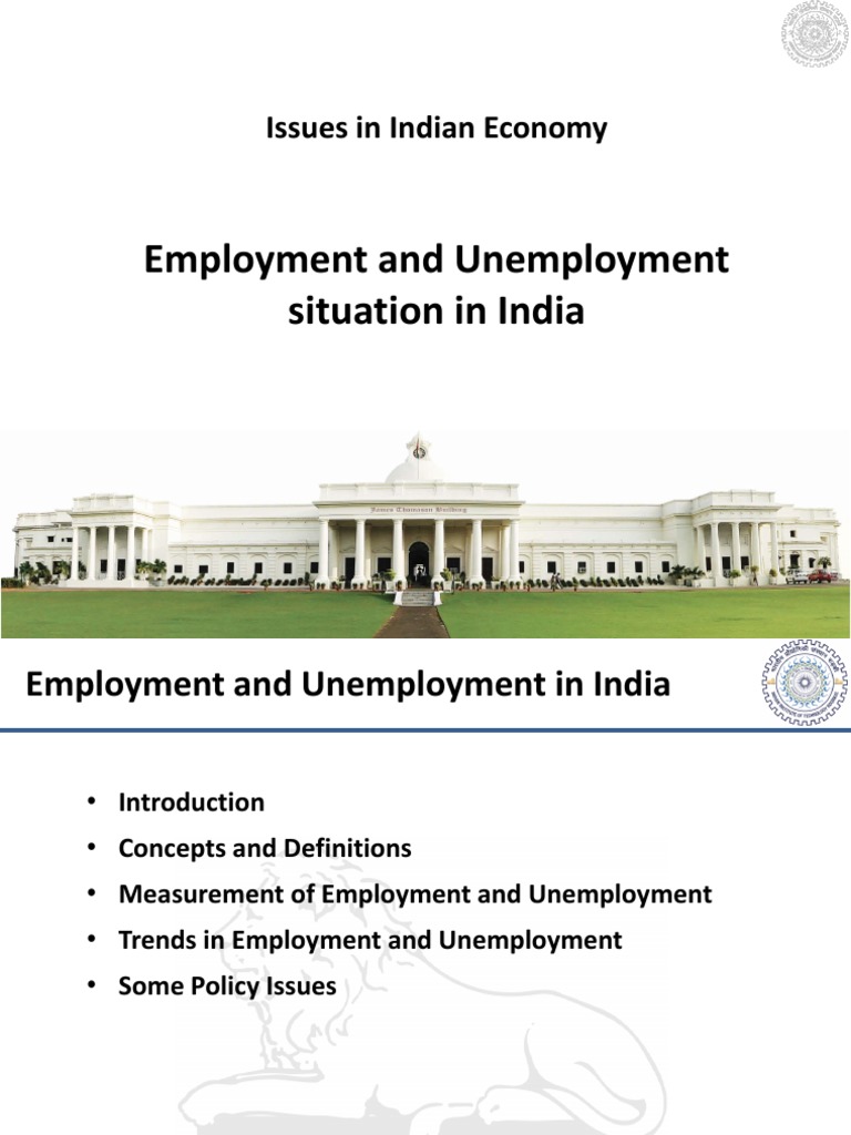 Employment and Unemployment in India | PDF | Unemployment | Social Science