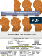 Organigrama Del Poder Judicial de La Provincia de Cordoba