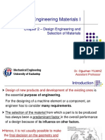 Unit Ii 0.1 Intro To Design and Selection of Materials PDF