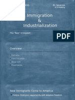 Immigration & Industrialization: Mr. Severson U.S History November 9th, 2015