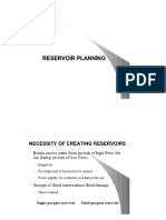 Reservoir Planning