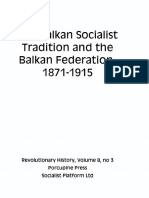 Andreja Živković and Dragan Plavšić (Eds), The Balkan Socialist Tradition, 1871-1915 (Revolutionary History, Vol. 8, No. 3, 2003)