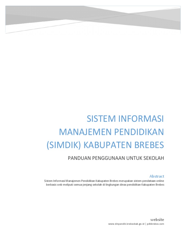 Sistem Informasi Manajemen Sekolah