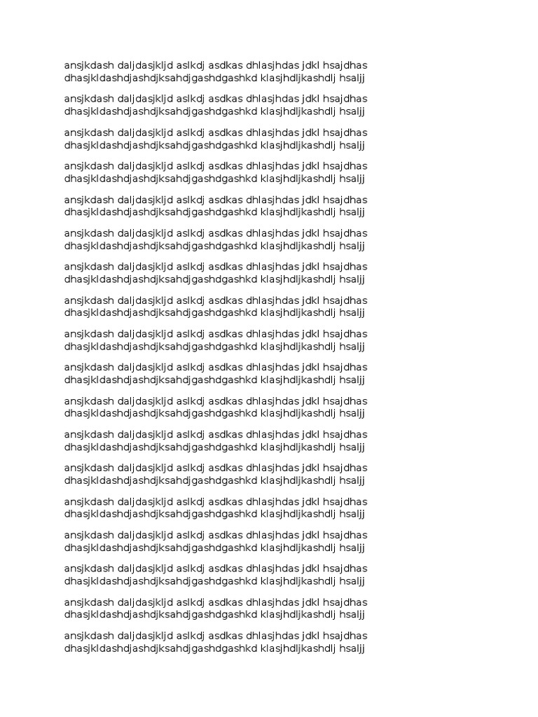 Test Asd Asd | PDF