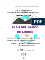 Plan Banco Del Libros