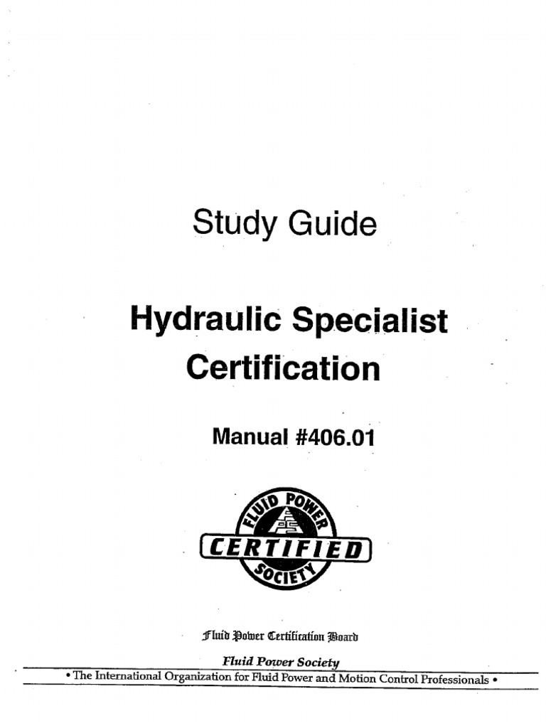 Hydraulic Specialist Study Guide PDF