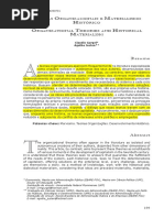 Teoria Das Organizações e Materialismo Histórico