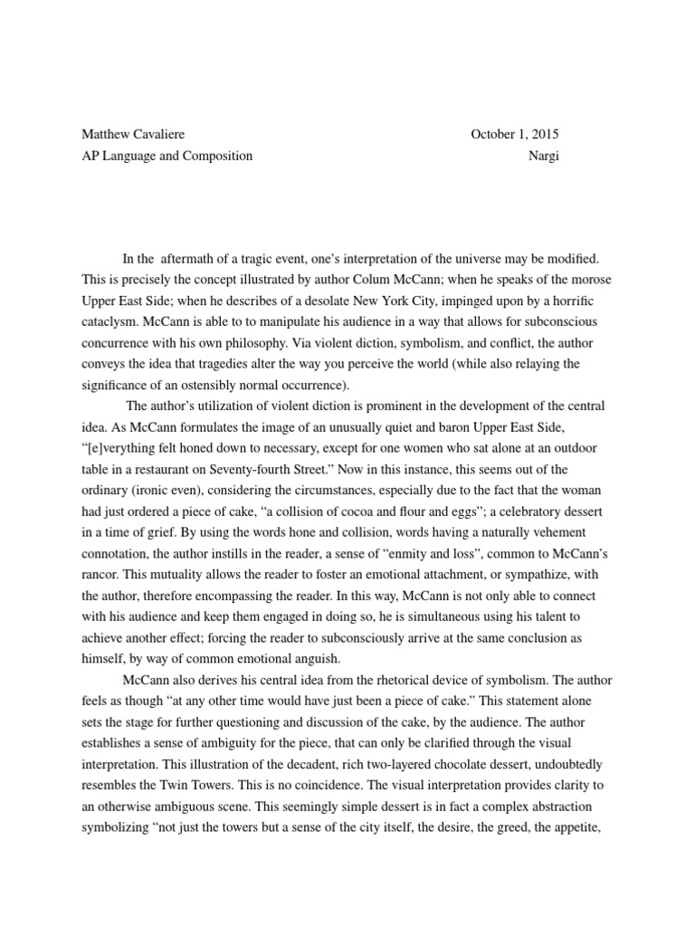 short essay on desert