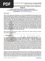 Automated Leukemia Detection By Using Contour Signature Method