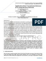 Pocket Barcode Application-Data Transmission Between PDA & PC Using Wireless Network