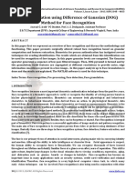 Face Granulation using Difference of Gaussian (DOG) Method for Face Recognition