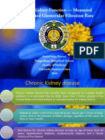 Assessing Kidney Function - Measured