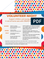 Create Volunteer Night