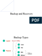 Backup and Recovery