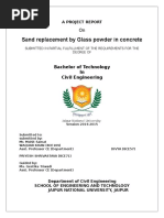 Download Sand Replacement by Glass Powder by waquar khan SN299631148 doc pdf