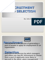 Recruitment and Selection