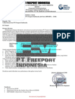 Surat Panggilan Interview PT Freeport Indonesia Job Fair (BPS BPA - 2016)