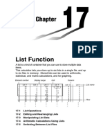Chapter 17 List Function