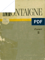 Michel de Montaigne-Eseuri. 2-Editura È˜tiinÈ›ificÄƒ (1971)