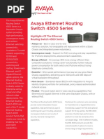 Avaya Ethernet Routing Switch 4500 Series Dn4816