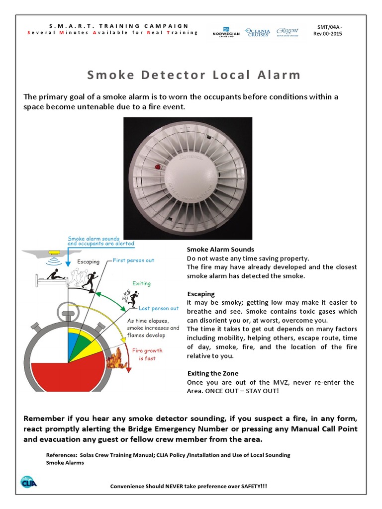 Smoke Detector Alarm Training Guide | PDF | Smoke | Public Safety