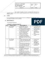 QPR 14 -Quality Procedure for Shipping Dept