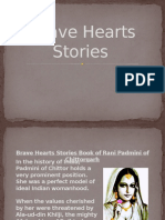 Brave Hearts Stories Book of Rani Padmini of Chittorgarh