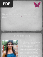 Escort Services in Goa