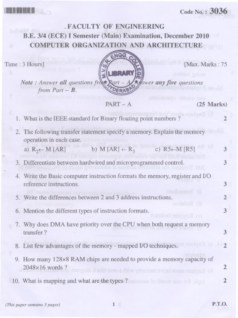 Code No.:: (This Paper Contains 3 Pages) | PDF | Teaching Methods ...