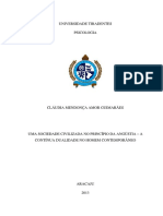 Uma Sociedade Civilizada No Princípio Da Angústia - A Contínua Dualidade No Homem Contemporâneo