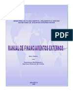 Manual de Financiamentos Externos