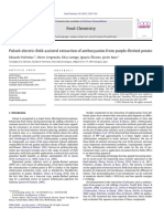 Pulsed Electric Field Assisted Extraction of Anthocyanins From Purple Fleshed Potato 2013 Food Chemistry