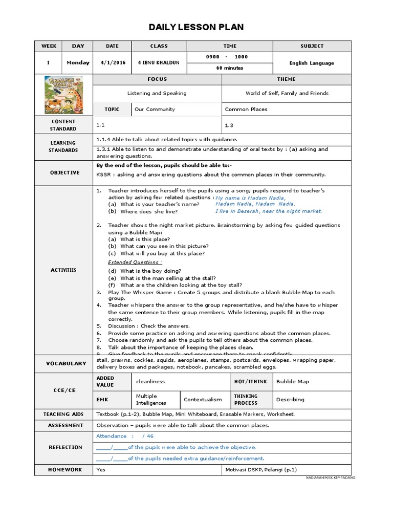 year 5 book review lesson plan