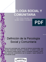 PSICOLOGIA SOCIAL  Y COMUNITARIA.ppt