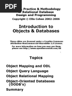 Introduction To Objects & Databases: Theory, Practice & Methodology of Relational Database Design and Programming