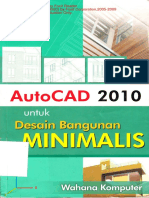 Autocad 2010 Desain Bangunan Minimalis