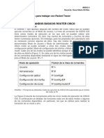 Comandos Básicos para Trabajar Con Packet Tracer