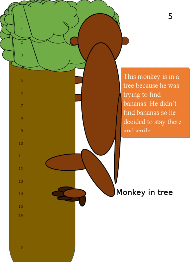 Monkey Smiling in Tree | PDF