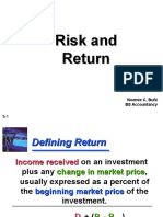 Risk and Return Analysis