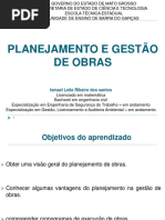 Aula Planejamento e Gestão de Obras-ISMAEL FINAL