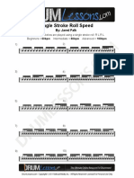 129 Single Stroke Roll Speed