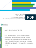 The Cfa Charter: The Chartered Financial Analyst Designation