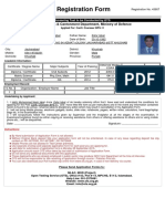 Registration Form: Military Lands & Cantonment Department, Ministry of Defence