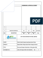 Str. Design Calc of Boundary Wall