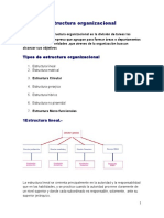 Estructura Organizacional