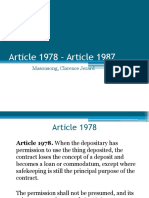Article 1978 - Article 1995